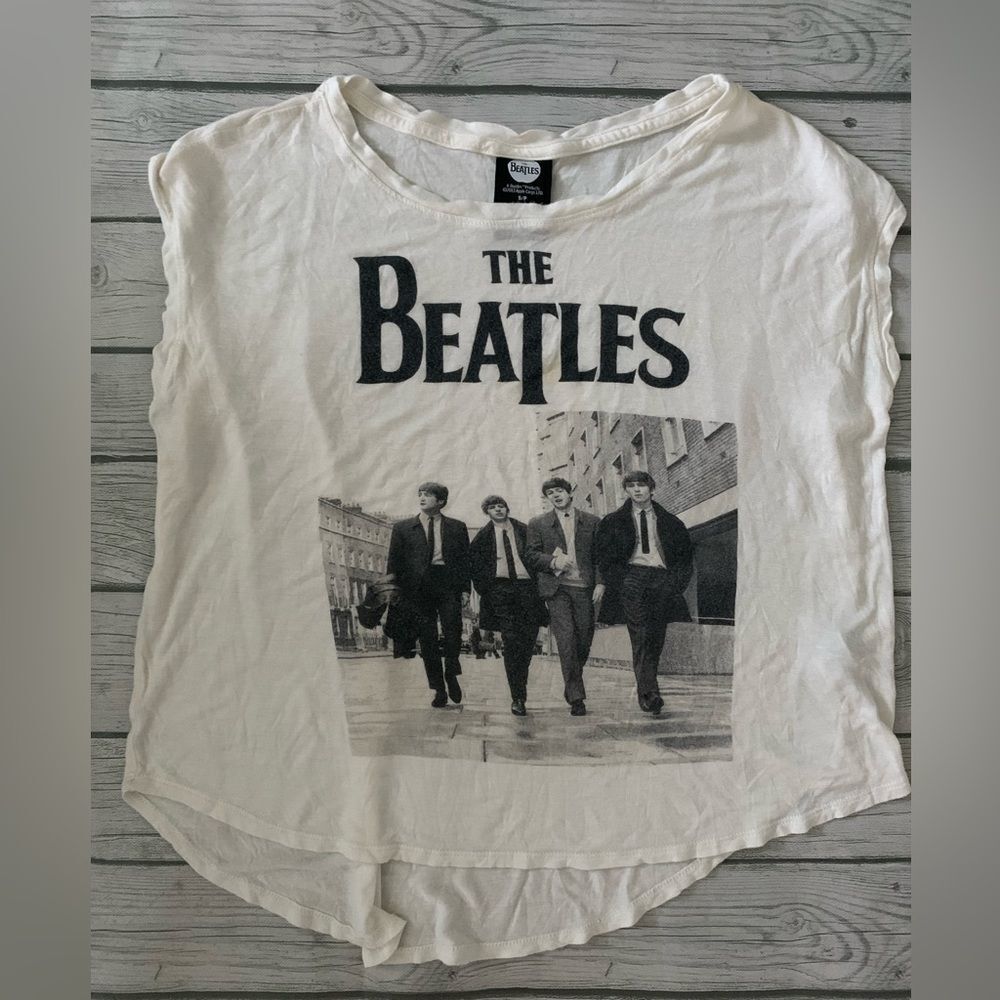The Beatles white t-shirt-small - Picture 2 of 5